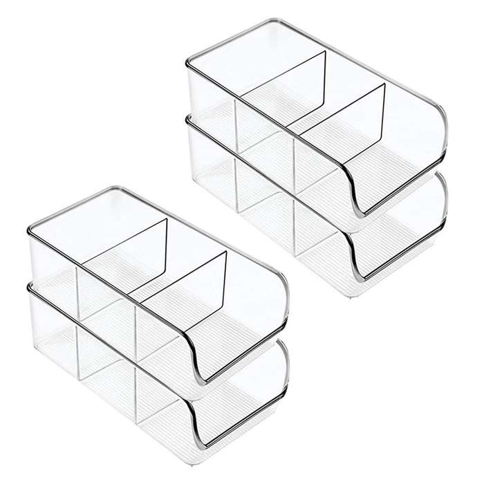 2pcs Kitchen Storage Organizer - Holds Spice Pouches, Dressing Mixes