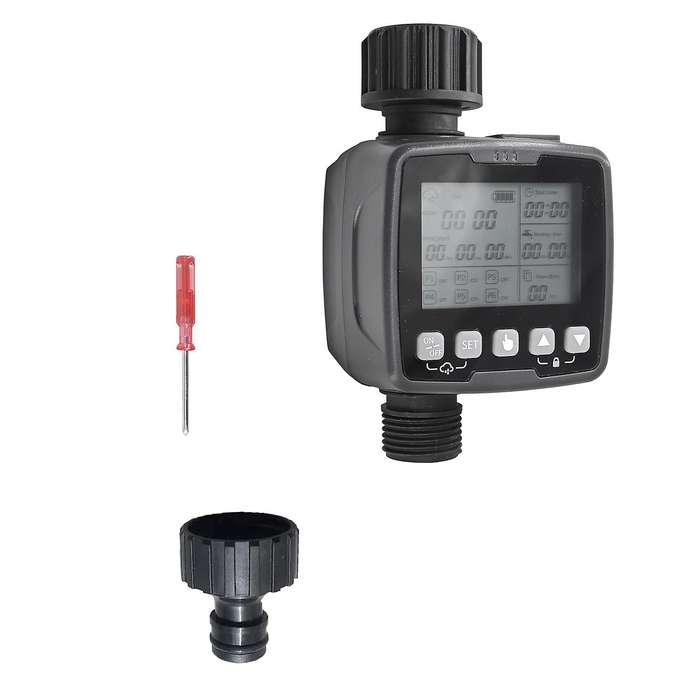Water Sprinkler Timer,for Lawn(grey,us Faucet)