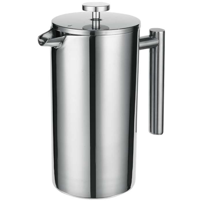 Stainless Steel French Press Coffee Plunger,1500ml Coffee Maker