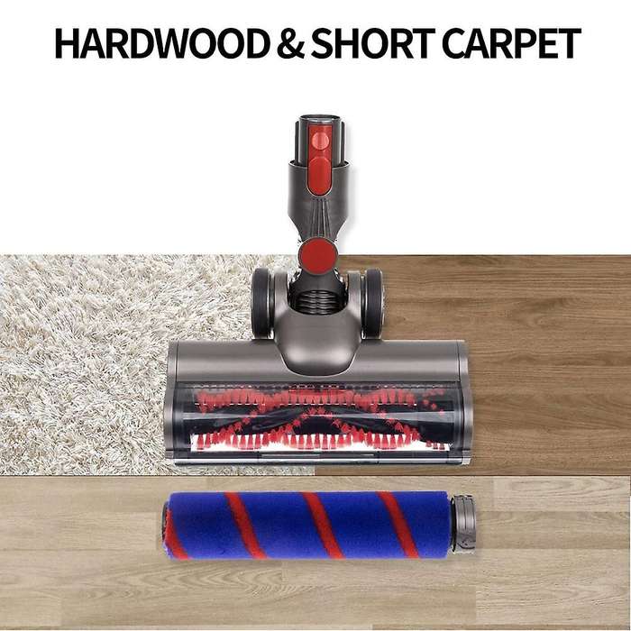 Direct Drive Turbine Brush Head with Replacement Fluffy Roller