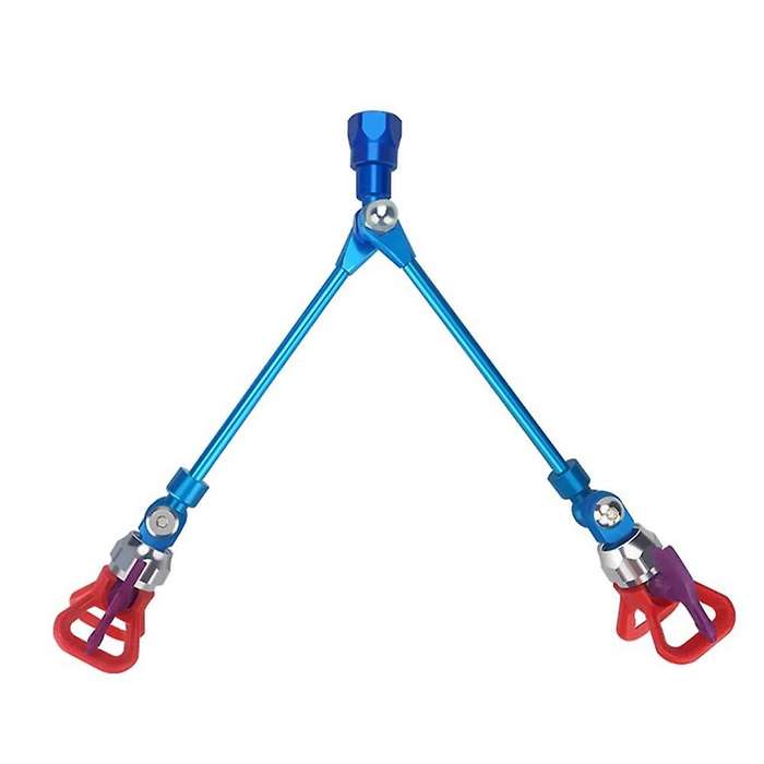 Paint Spray Extension Pole Double 517 Nozzle Head for Sprayer Guard