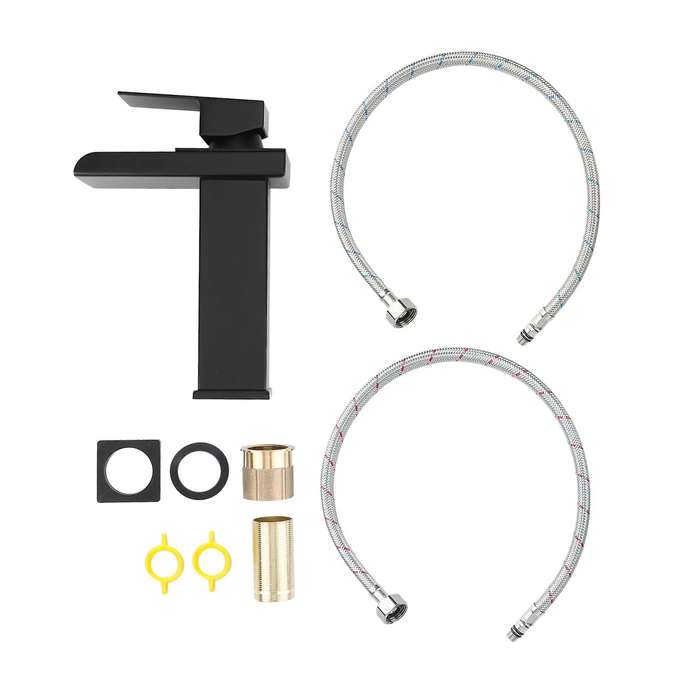Waterfall Bathroom Faucet Vanity Vessel Tap Cold and Hot Water Tap