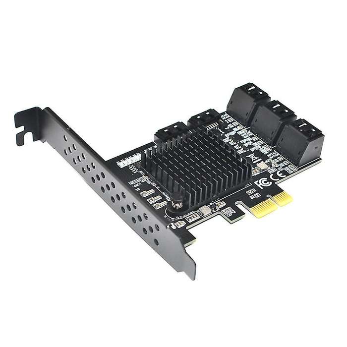 Expansion Card Adapter Sata 3 Converter with Heat Sink for Hdd