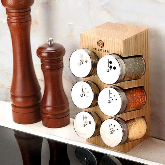 7pcs Seasoning Bottle Set Household Shaker Sealed Sprinkler Pot