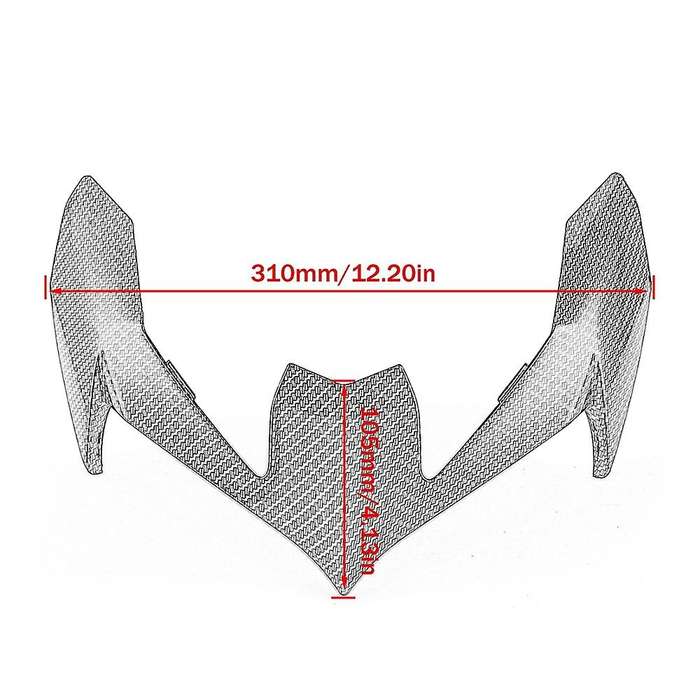 Motorcycle Headlight Upper Fairing Cover for Kawasaki Z900 2020+