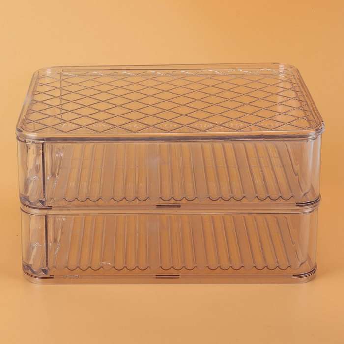 Refrigerator Storage Box Crisper Kitchen Transparent Storage Drawer