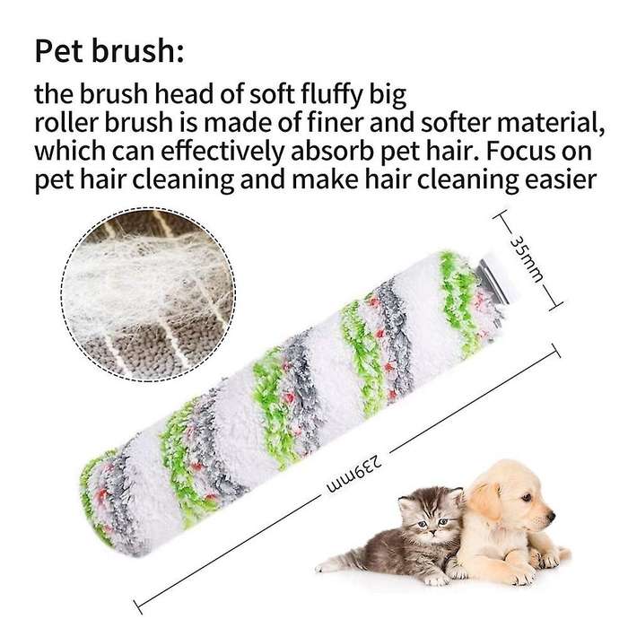 Brush Rolls Filters Set for Bissell 5 Pack Brush Rolls + 3 Filters