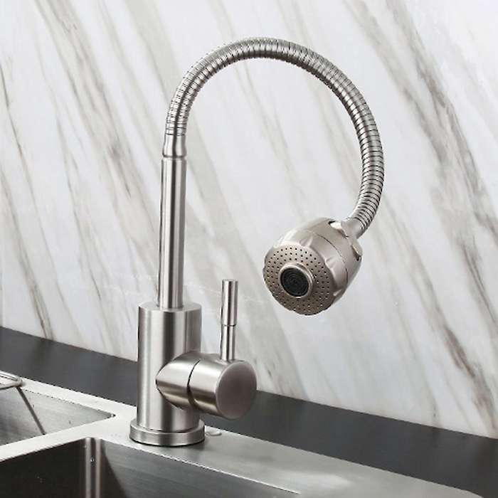 Kitchen Tap 360 Rotatable Flexible Single Lever Mixer Tap