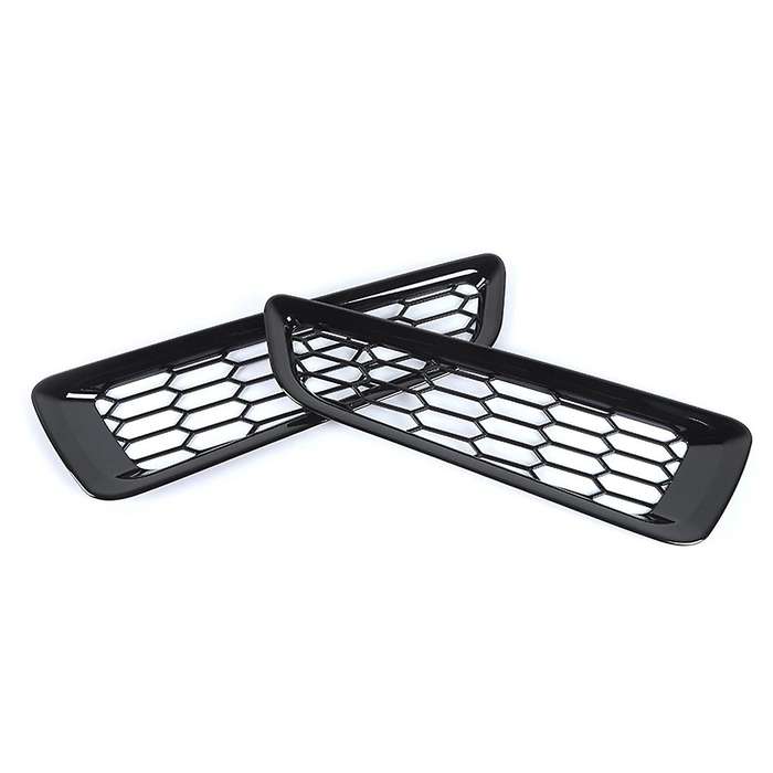 Front Bumper Decoration Cover Trim Sticker,abs Black