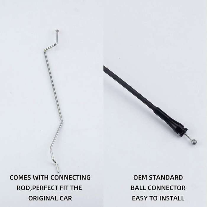 Rear Right Door Lock Latch Cable & Rod for Ford Econoline E150 E250
