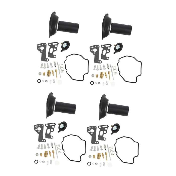 Motorcycle Carburetor Repair Kit Plunger Diaphragm Gasket 4pcs