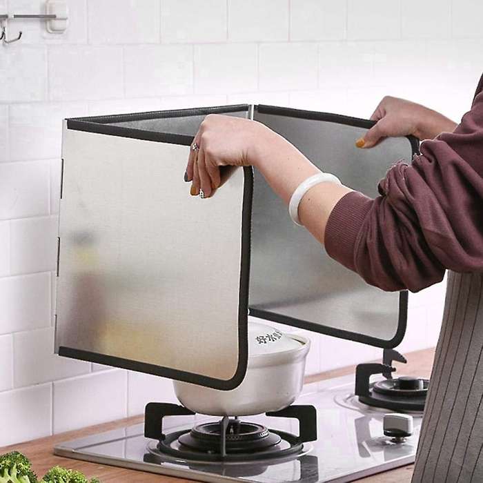 Foldable Kitchen Oil Splash Guard for Wall Block Cover