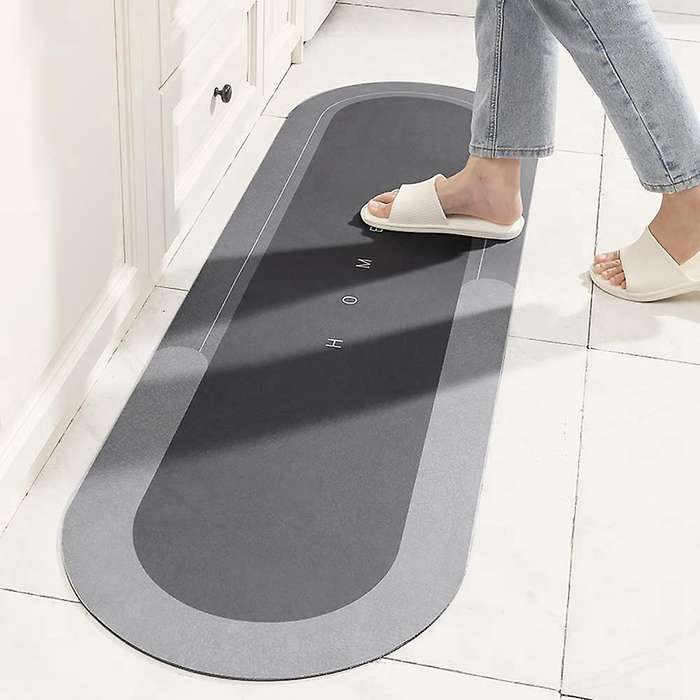 Super Absorbent Floor Mat, Napa Skin Quick Dry 17.7inchx59inch -b