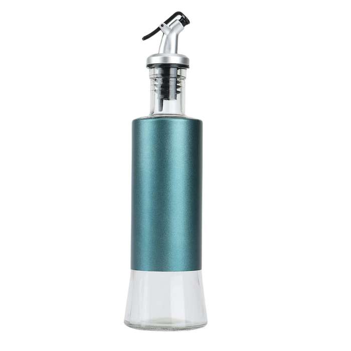 4pcs 300ml Vinegar Sauce Boat Olive Oil Bottle Glass Liquor Dispenser