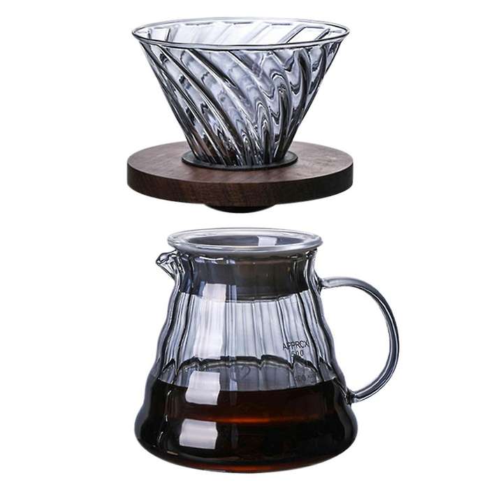 V60 Pour Over Coffee Dripper Coffee Pot Set Coffee Server Coffee A