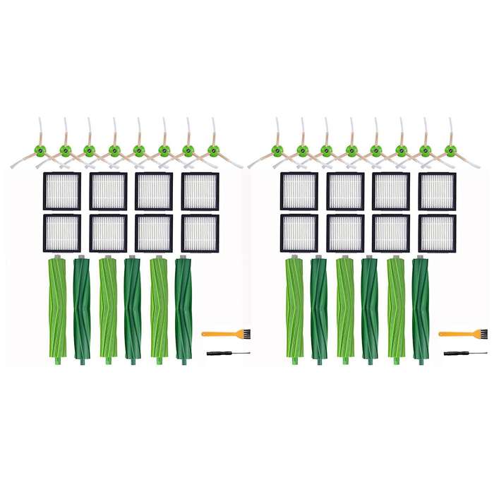 42pcs Rolling Brush Hepa Filter Side Brush for Irobot Roomba I7 E5