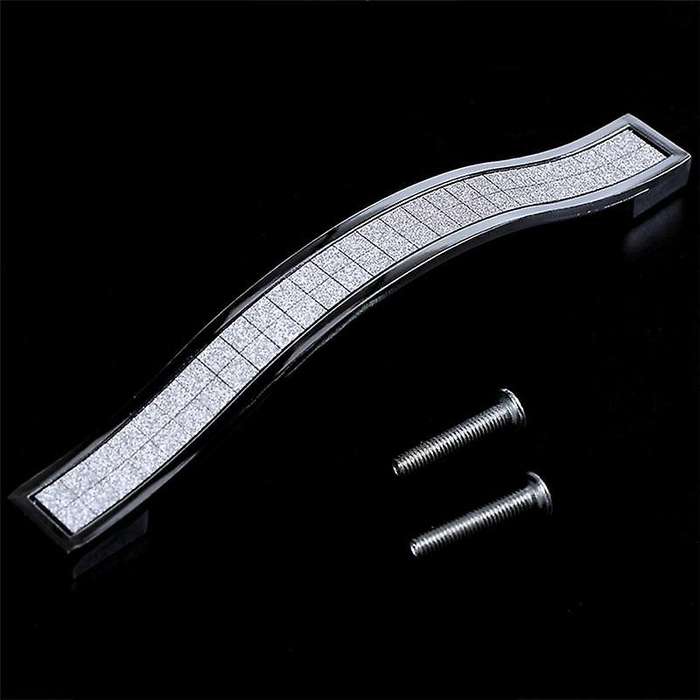 30 X Crystal Furniture Handle Bar Grip Handle Silver 128mm