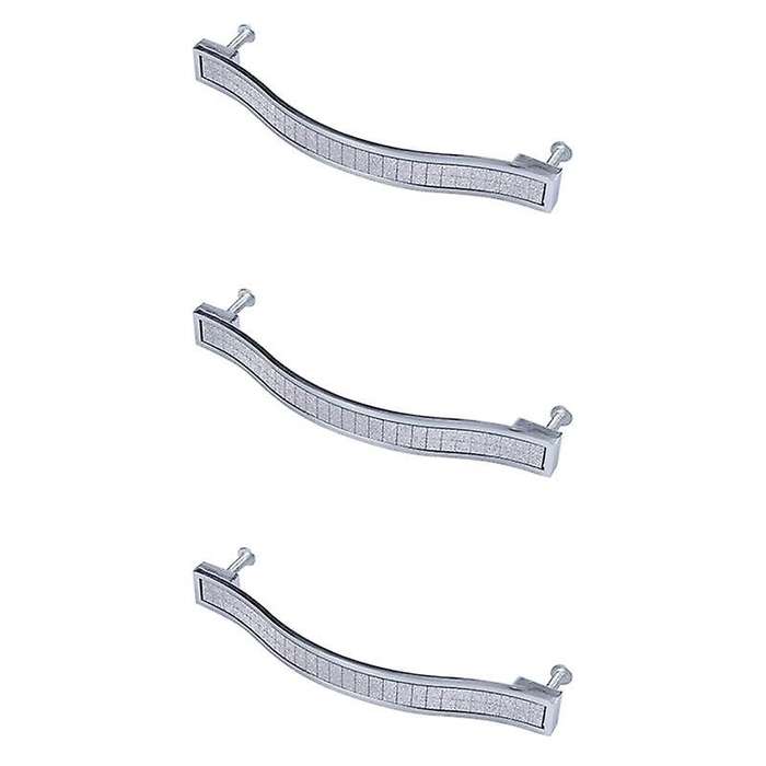 30 X Crystal Furniture Handle Bar Grip Handle Silver 128mm
