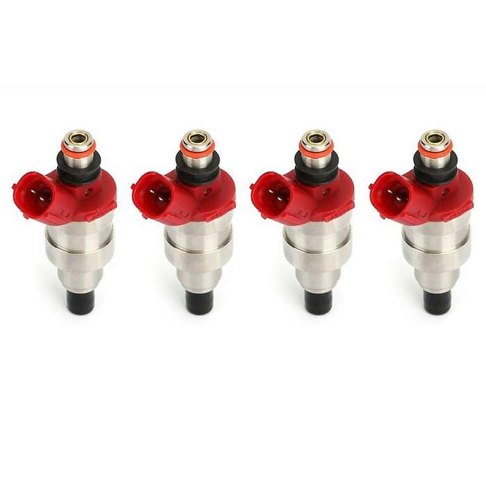 4pcs Car Fuel Injector Nozzle G60913250 for 1990-1994 Mazda B2600