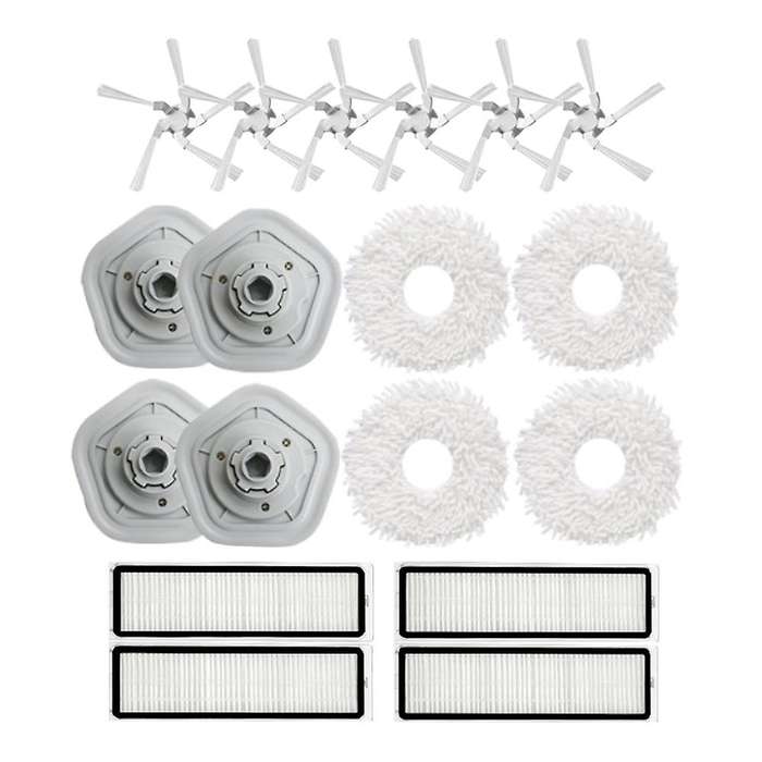 18pcs for Dreame Bot W10 W10pro Side Brush Hepa Filter Mop Cloth
