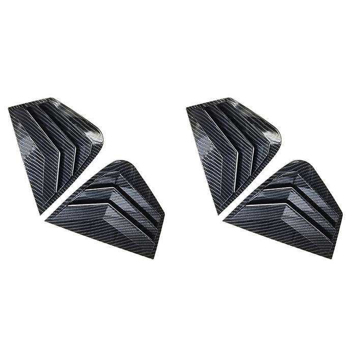 4x Rear Side Window Quarter Louver Cover for Kia Optima K5 2011-2015