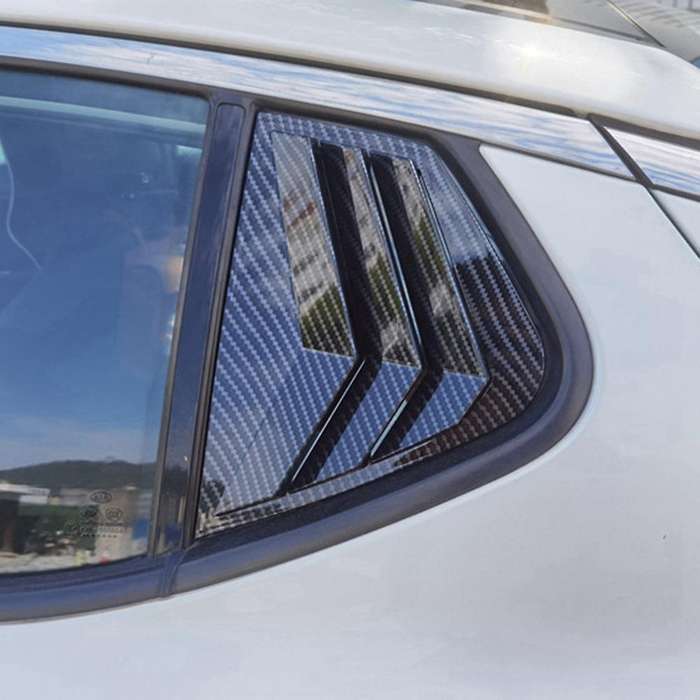4x Rear Side Window Quarter Louver Cover for Kia Optima K5 2011-2015