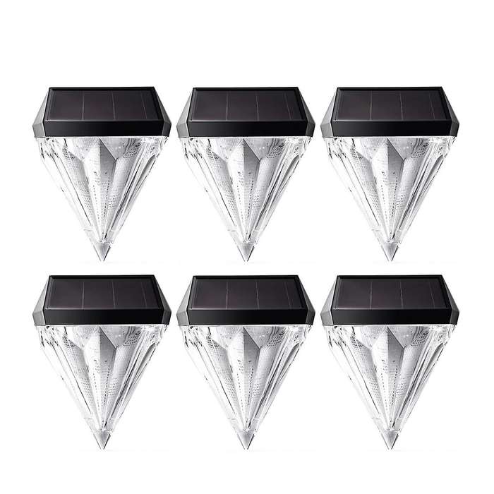 Solar Deck Lights Garden Decorative-permanent On All Night (6 Pack)