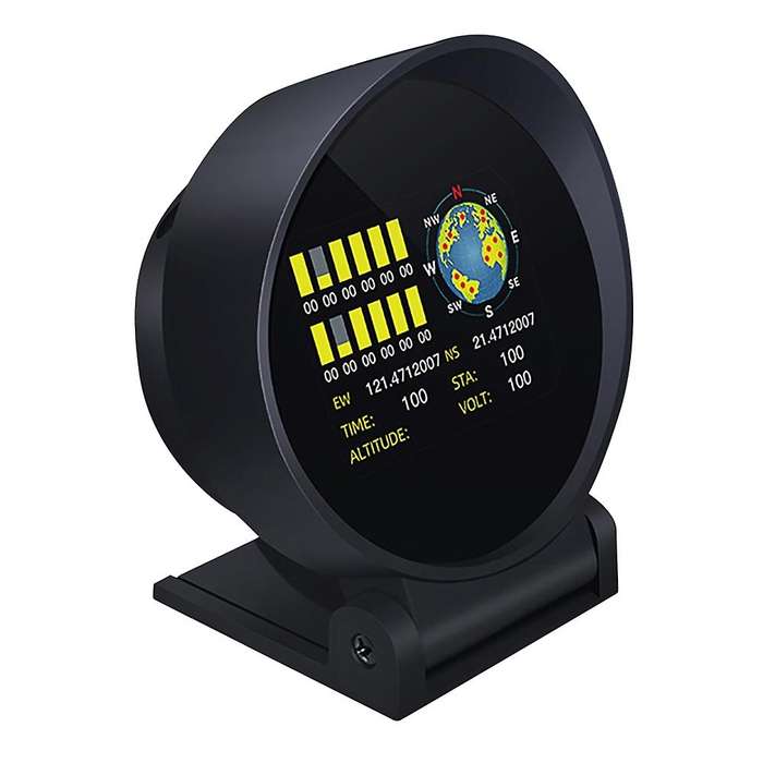 Hud Head Up Display Car Intelligent Inclinometer Dual-channel Gps