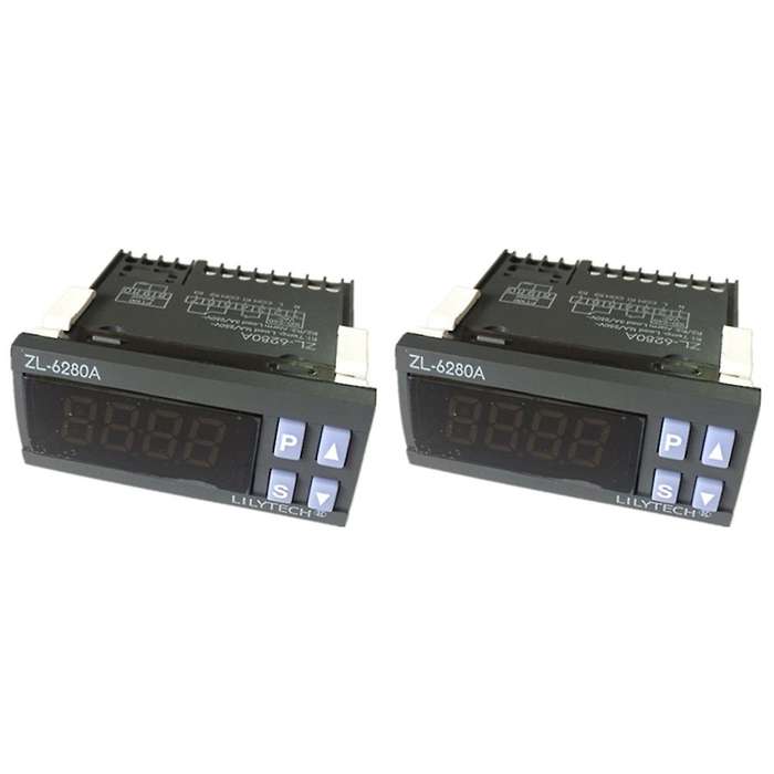 Zl-6280a, 400c, 16a, Pt100, Digital Thermostat High Temperature