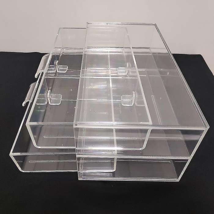 Makeup Storage Rack Cosmetic Storage Box Transparent Plastic Box