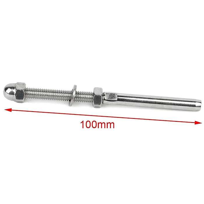 50 Pcs Stainless Steel Railing Tensioner for 1/8 Inch Cable Wire