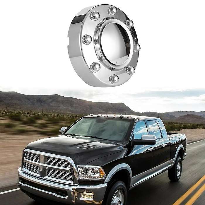 Front Chrome Center Hubcap for Dodge Ram 3500 2011-2018 Dually Lh Rh