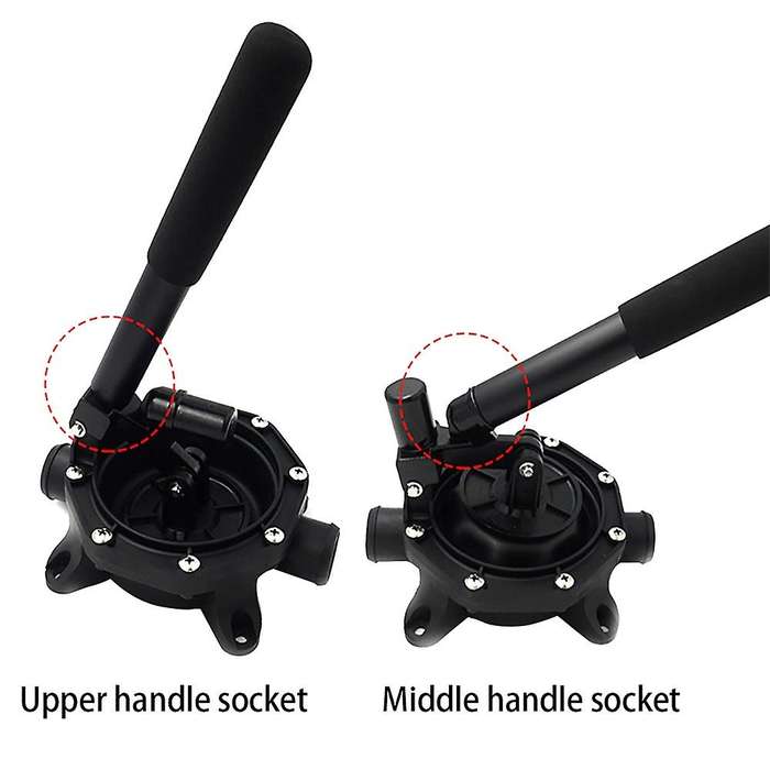 Diaphragm Fishing Yacht Bilge Pump Seawater Professional Metal Handle