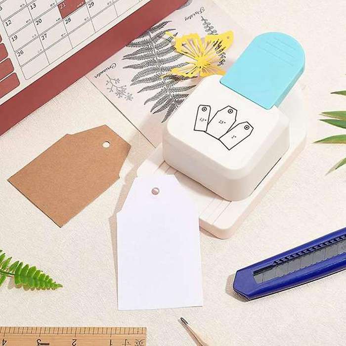 3 Pack 3 In 1 Bookmark Punch 1.5,2 Or 2.5 Inch for Diy Bookmarks,tags