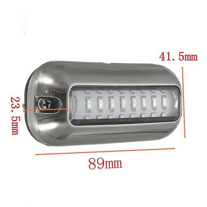 Mini Underwater Light 27 Lamp Beads 316 Stainless Steel White Light