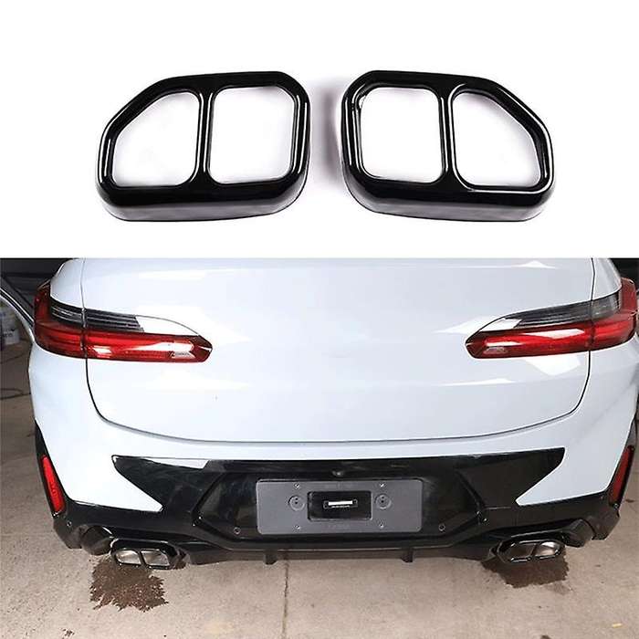 Car Exhaust Pipe Trim Cover For-bmw X3 X4 G01 G02 2022+