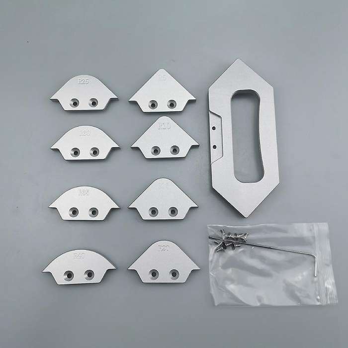 8 In 1 Corner Radius Quick Locator Jig Arc Angle Half Fillet Jig