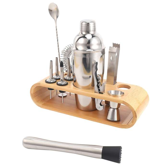 Bartender Kit, 12-piece Cocktail Shaker Set, Home Bar Tool Kit