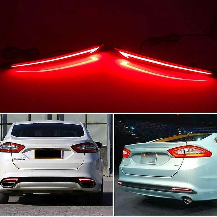 1 Pair Led Rear Fog Bumper Light Brake Light for Ford Mondeo Fusion