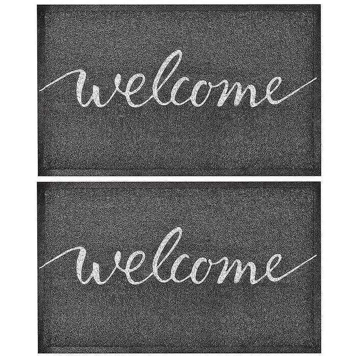 2-pack Door Mat Indoor Outdoor Doormat Multiple-use Mats (welcome)