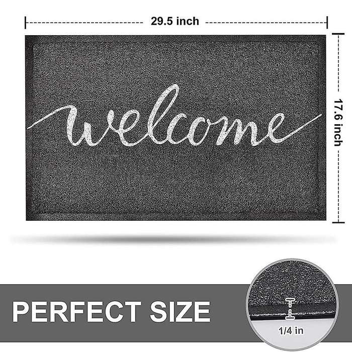 2-pack Door Mat Indoor Outdoor Doormat Multiple-use Mats (welcome)