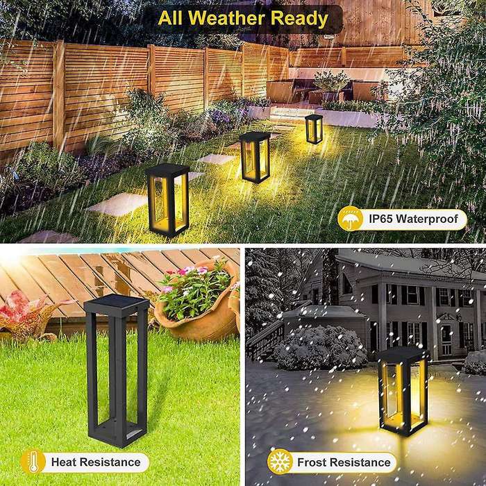 Solar Pillar Light Solar Light Fence Light,garden Floor Lamp