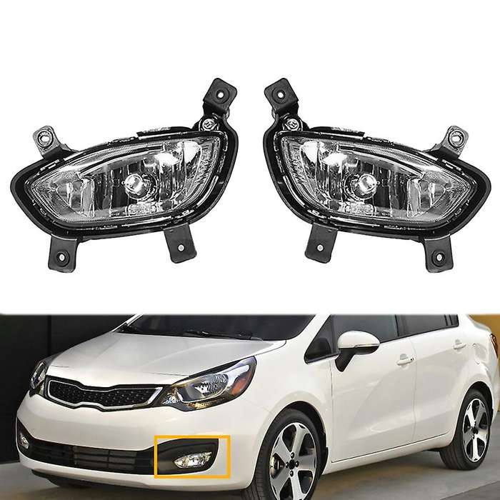 Car Front Bumper Driving Fog Lamp for Kia Rio K2 Sedan 2012 - 2015