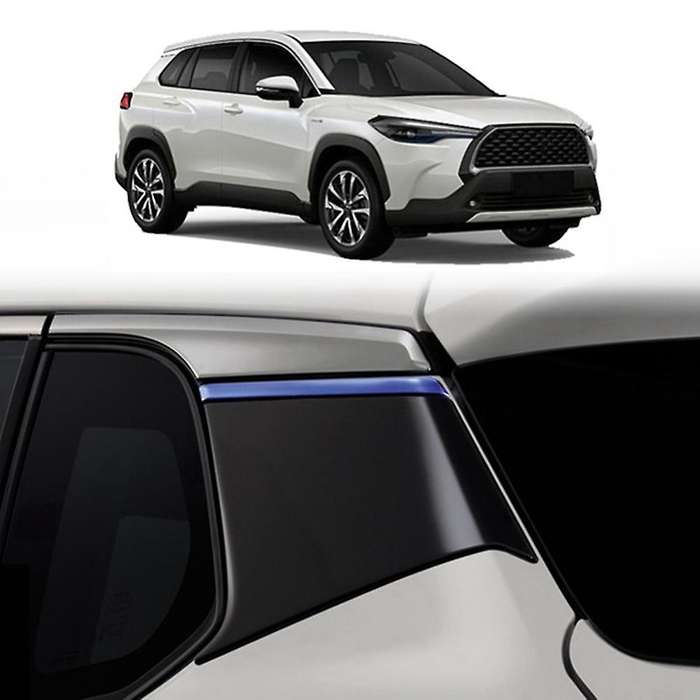 Car C Pillar Panel Cover Trim for Toyota Corolla Cross 2020 2021 2022