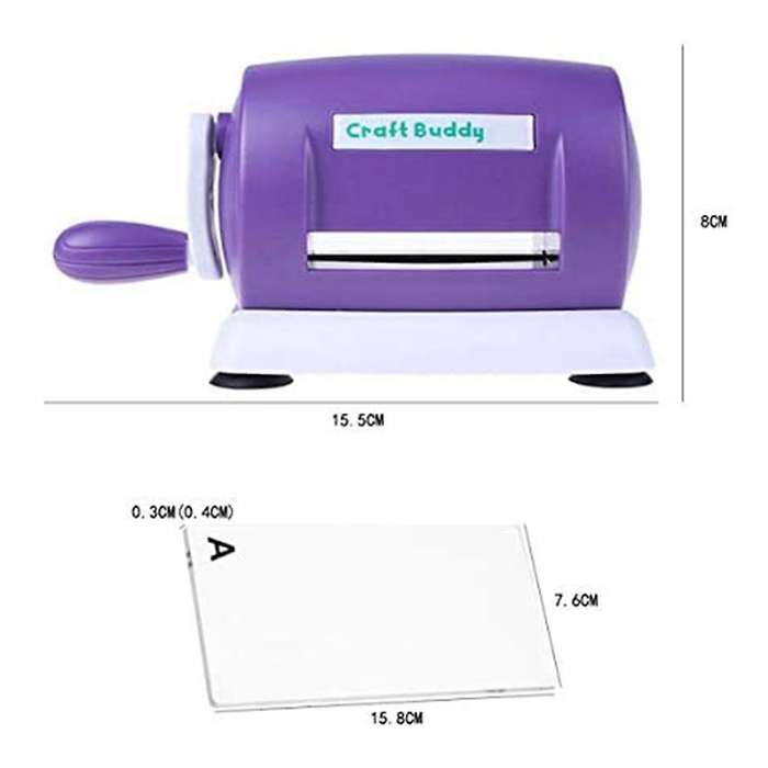 Diy Dies Cutting Embossing Machine Paper Card Decorative Craft,purple