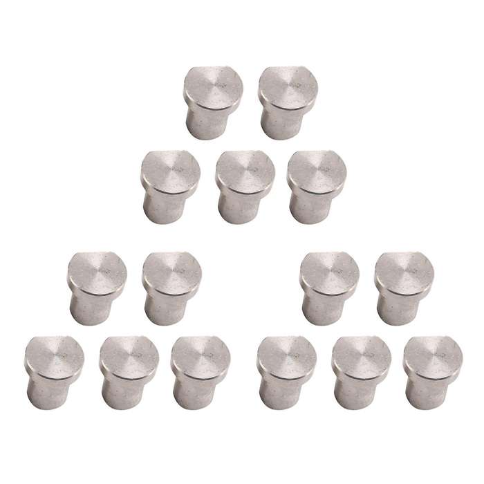 15pcs Stainless Steel Workbench Peg Brake Stops Clamp Woodworking
