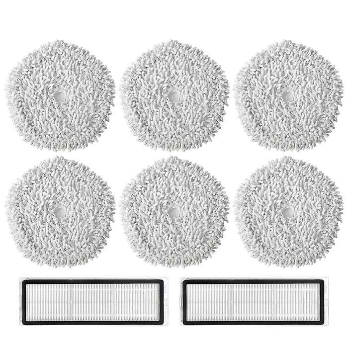 Filters Mop Cloths Kits for Xiaomi Dreame W10 Robotic Vacuum Cleaner