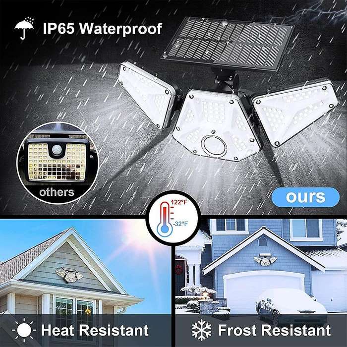 2000lm Wireless Flood Lighting Powered Security Light