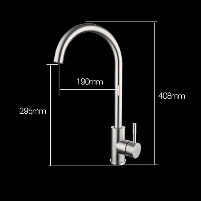 Kitchen Faucet,stainless Steel for Laundry Bar Kitchen Sink