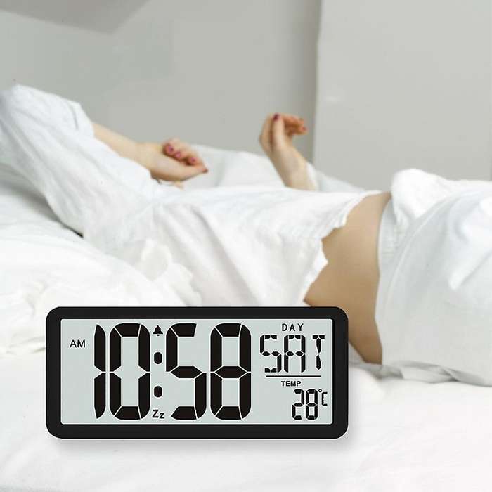 13.8inch Large Digital Jumbo Alarm Clock,black